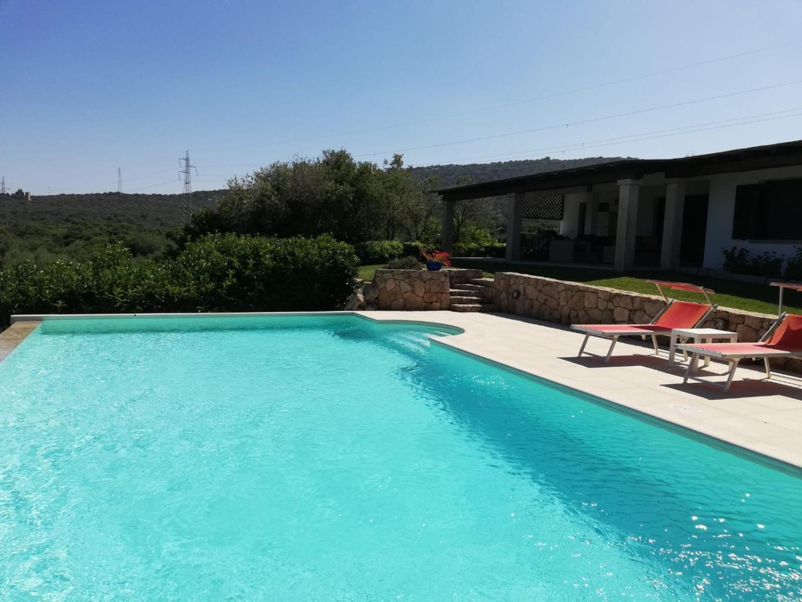 La Sima villa con piscina vista mare San Pantaleo Sardegna Esterno foto