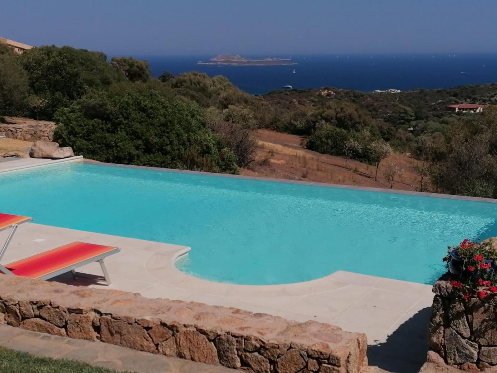 La Sima villa con piscina vista mare San Pantaleo Sardegna Esterno foto