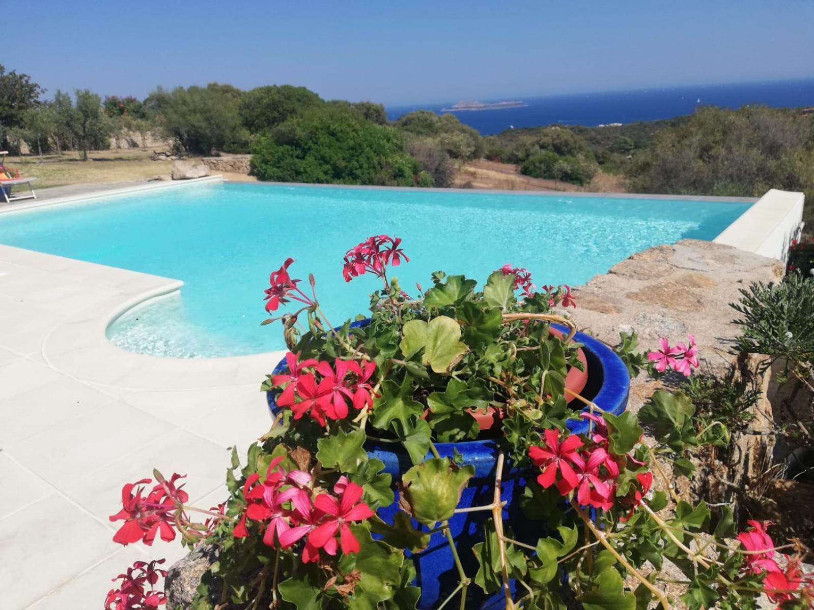 La Sima villa con piscina vista mare San Pantaleo Sardegna Esterno foto